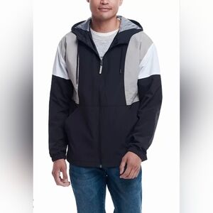 $79 Weatherproof Vintage Mens hooded nylon jacket